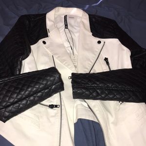 Leather jacket brand new with tag